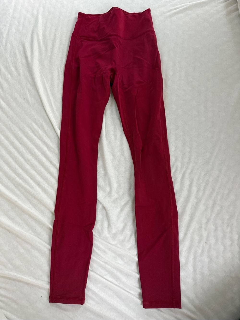 Fabletics High-Waist Burgundy Leggings
